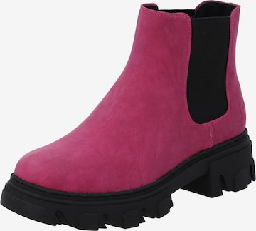 Palado Chelsea boots ' Paros' in Pink: front