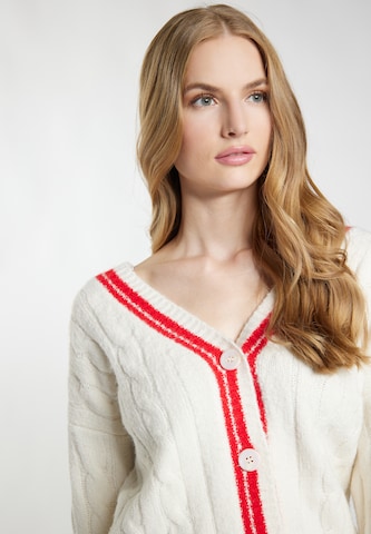 DreiMaster Maritim Knit cardigan in White