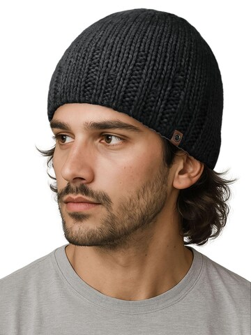 Neverless Beanie '2023' in Black: front