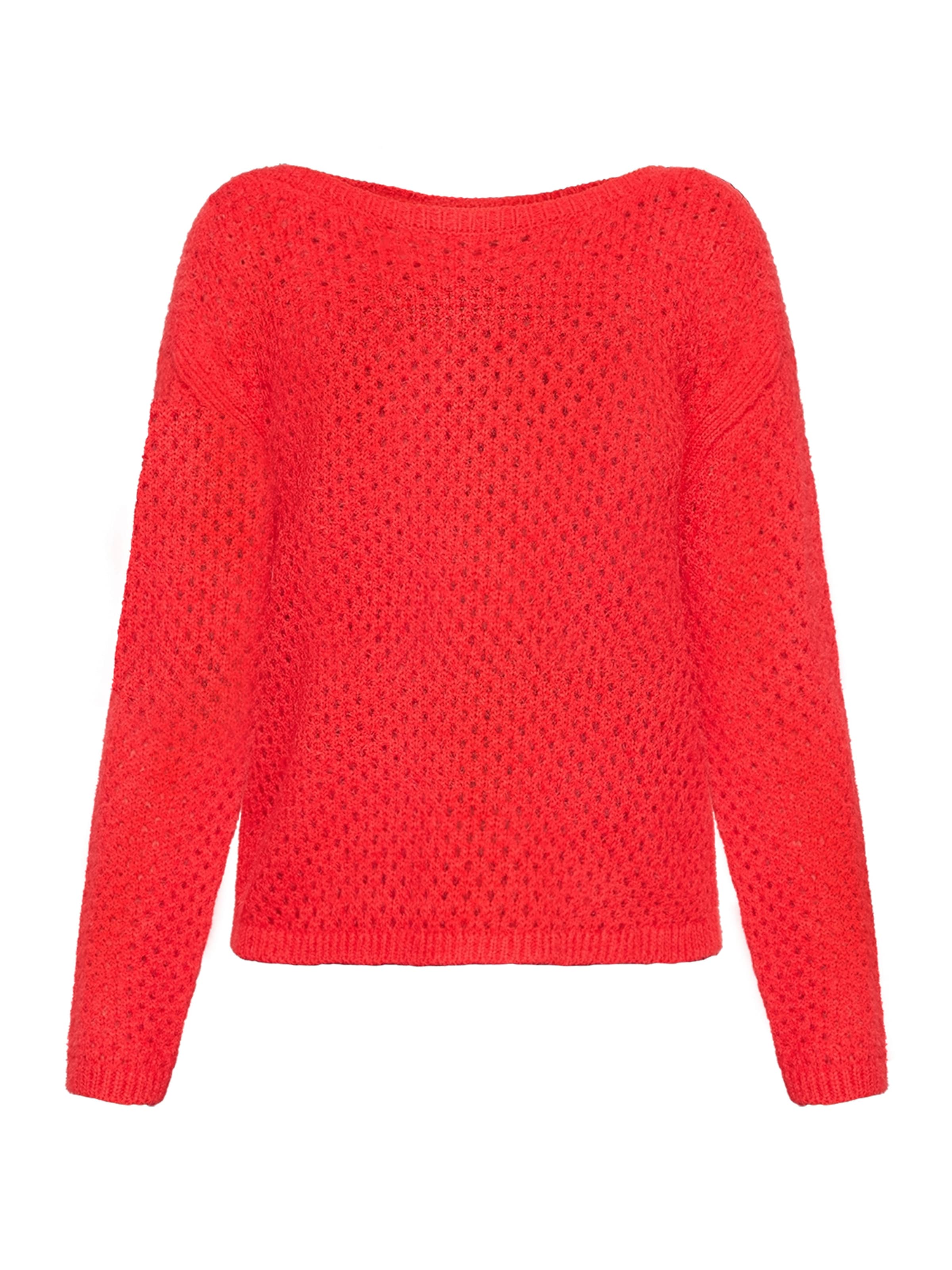 Pull-over Betty Barclay en rouge : devant