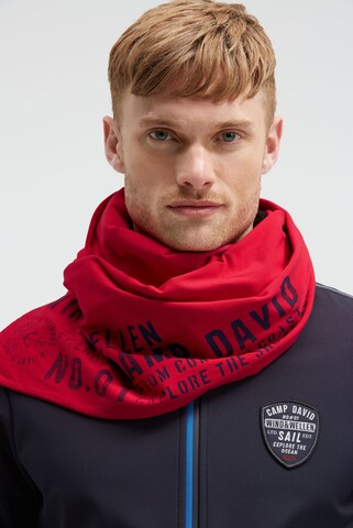 CAMP DAVID Scarf in Red