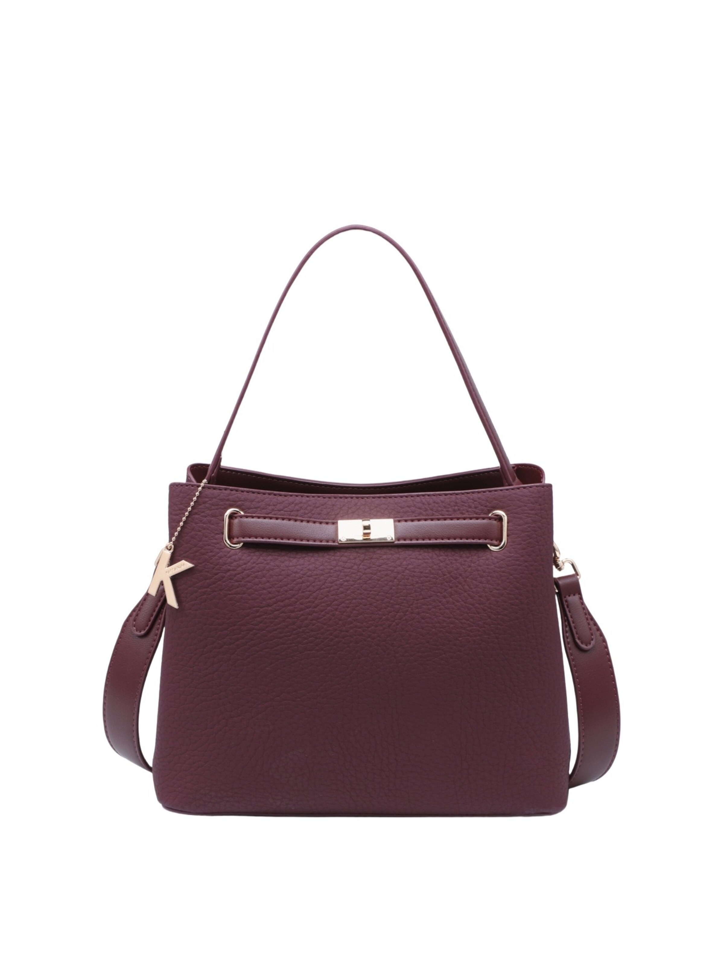 Borsa a mano di Kassandra in rosso: frontale