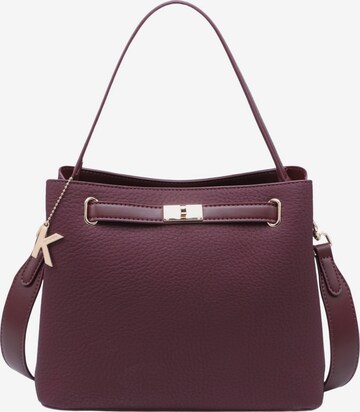 Borsa a mano di Kassandra in rosso: frontale