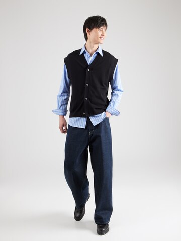 SELECTED HOMME Knit Cardigan 'SLHTRAY' in Black