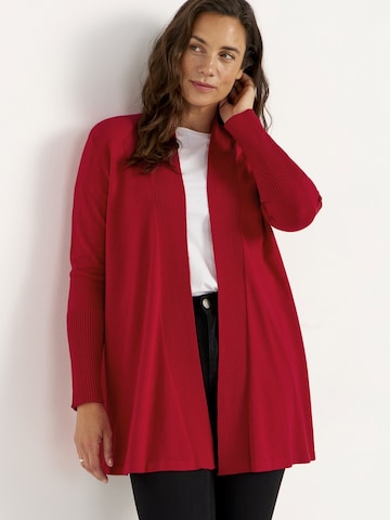Cellbes of Sweden Knit cardigan in Red: front