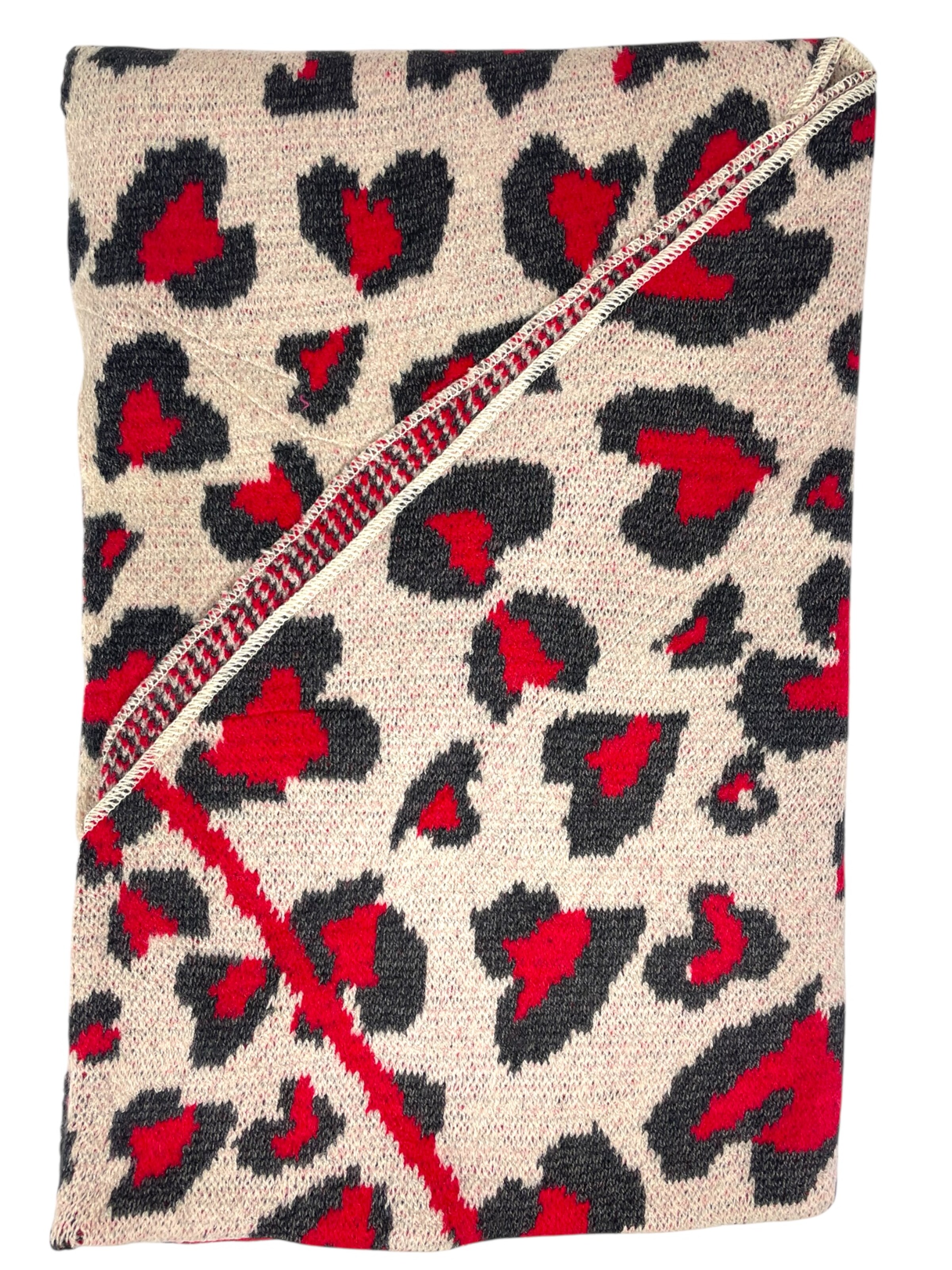 Kumixi Oversizeschal 'Leo'‌‌ in Rot