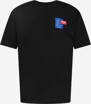 FILA Shirt 'TRABZON' in Zwart: voorkant