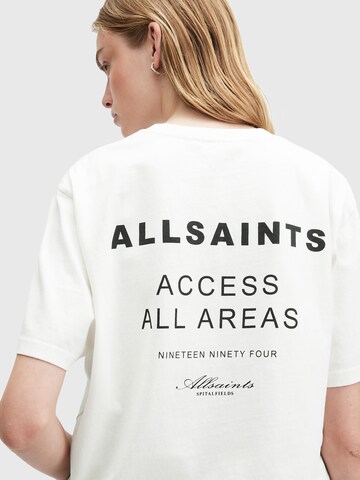 AllSaints Тениска 'TOUR' в бяло