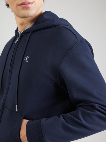 Calvin Klein Jeans Ζακέτα φούτερ σε μπλε
