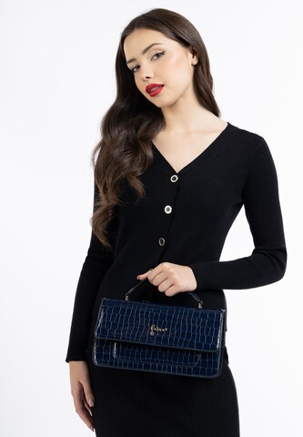faina Handtas in Blauw: voorkant