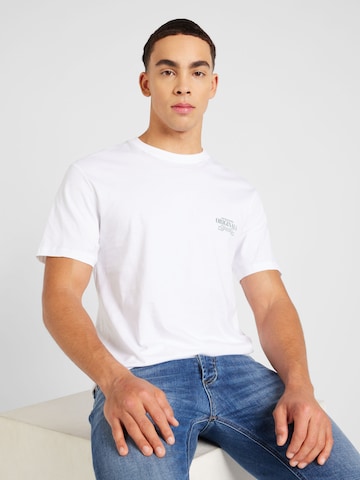 T-Shirt 'COZY' JACK & JONES en blanc : devant