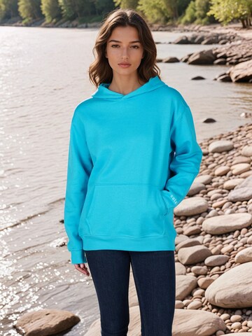 salzhaut Sweatshirt 'Tieren' in Blauw: voorkant
