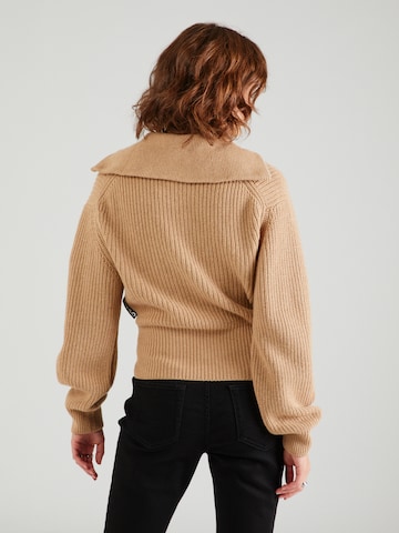 HUGO Sweater 'Sofalia' in Brown