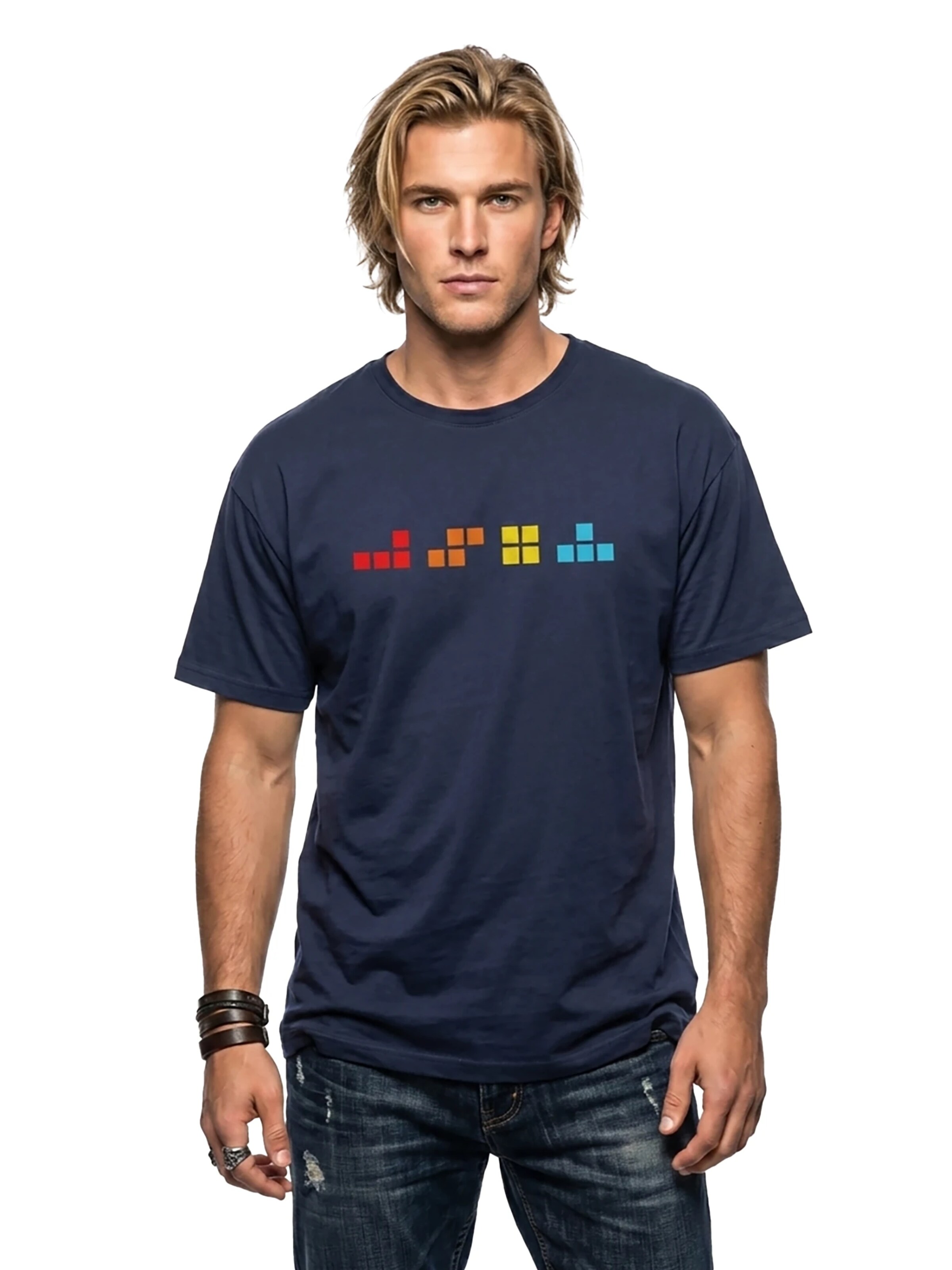MAKAYA Shirt 'T-Elements' in Grey: front