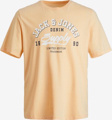 T-Shirt JACK & JONES en orange : devant