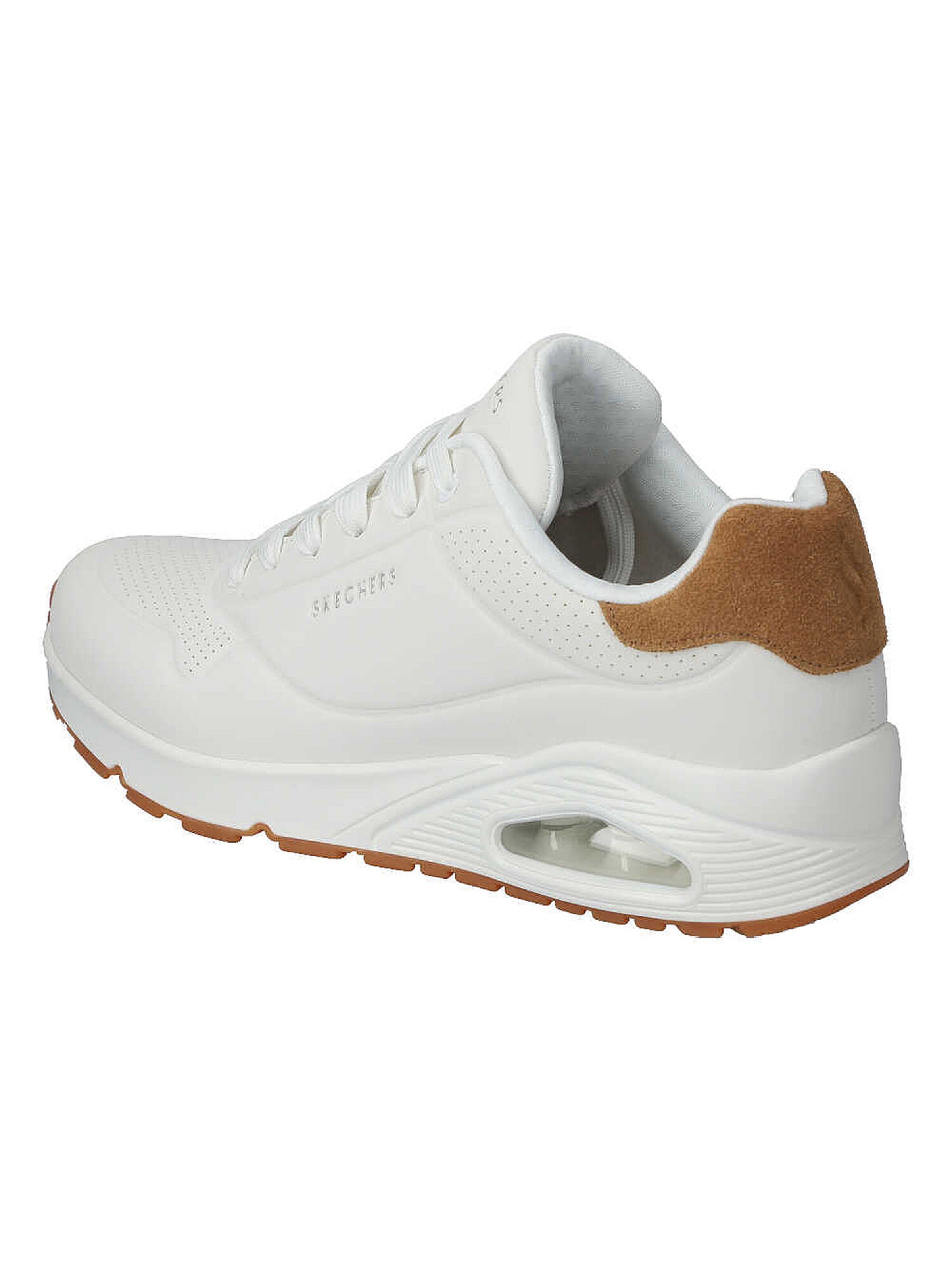 Sneaker bassa 'Uno - Suited On Air' di SKECHERS in bianco