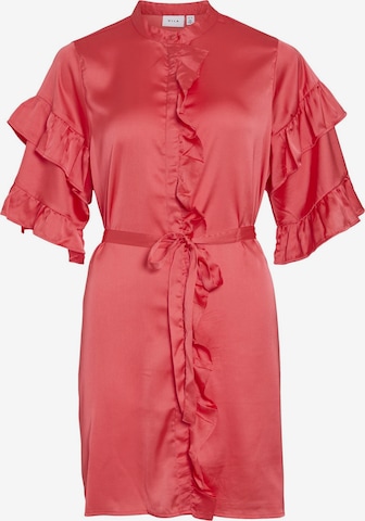 VILA Blousejurk in Rood: voorkant