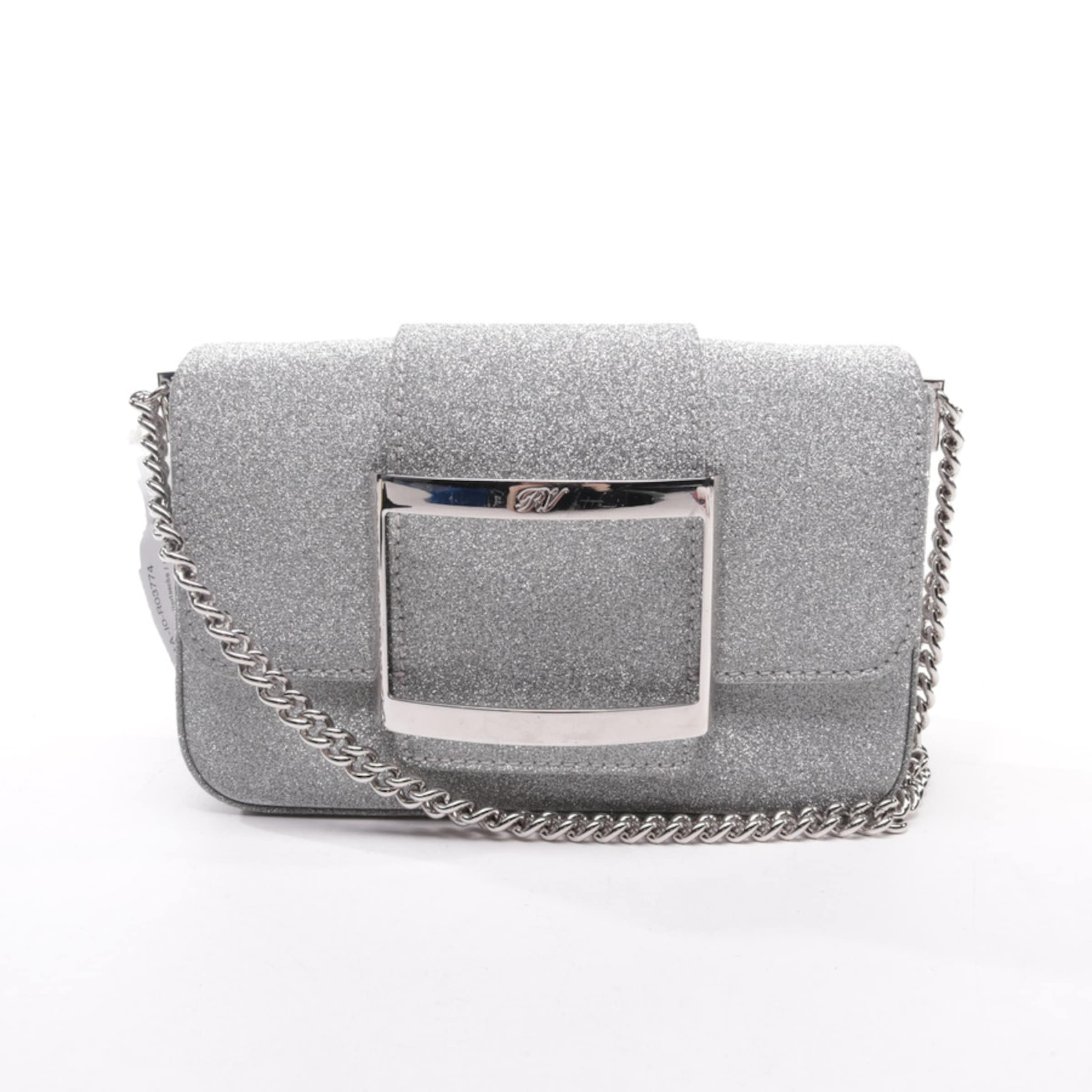 Roger Vivier Bag in One size in Silver: front