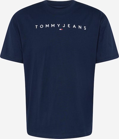 Marškinėliai iš Tommy Jeans, spalva – tamsiai mėlyna / balta, Prekių apžvalga
