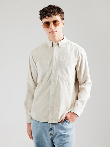 Only & Sons Regular fit Button Up Shirt 'ONSALP' in Grey: front