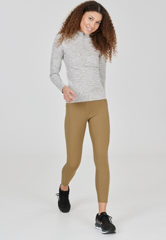 Athlecia Regular Workout Pants 'Aliya' in Brown