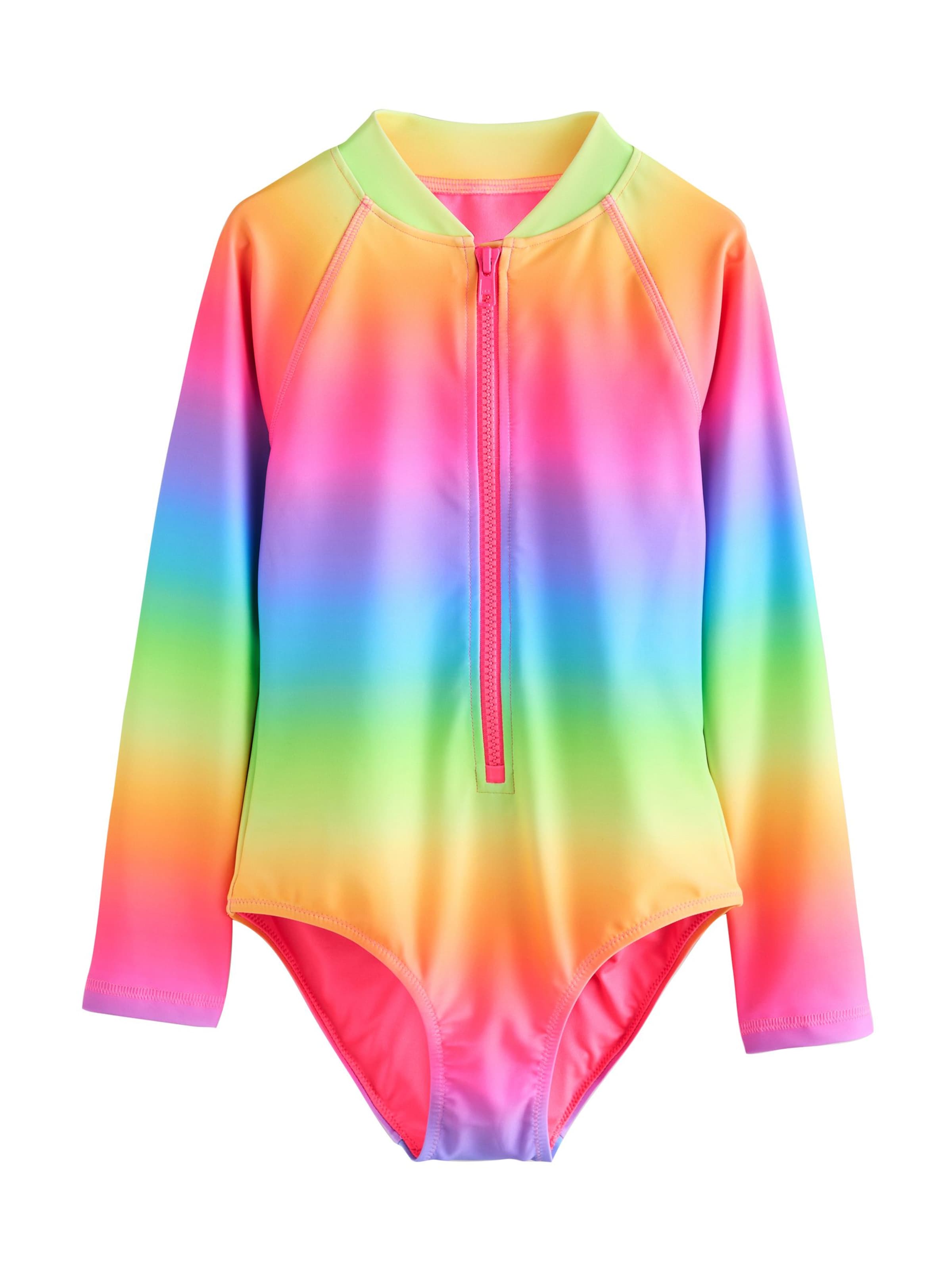 Next Badeanzug in gelb / grün / lila / pink, Produktansicht