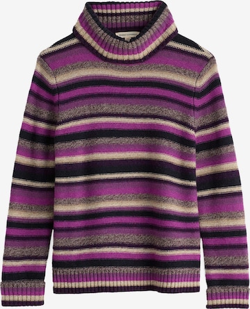 Seasalt Cornwall Sweater 'Braque' in Purple: front