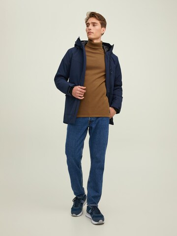 JACK & JONES Pullover 'Hill' in Braun