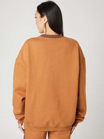 Smiles Sweatshirt 'Falk' in Brown