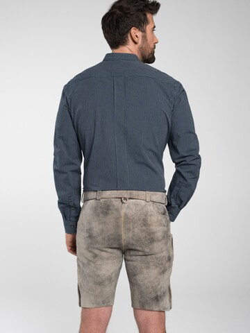 SPIETH & WENSKY Slim fit Klederdracht overhemd 'Fellen' in Blauw