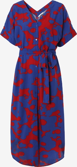 Rochie tip bluză 'KIMADI' TATUUM pe albastru / roșu, Vizualizare produs