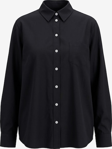 Ulla Popken Bluse in Schwarz: Vorderseite