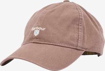 Barbour Cap in Brown: front