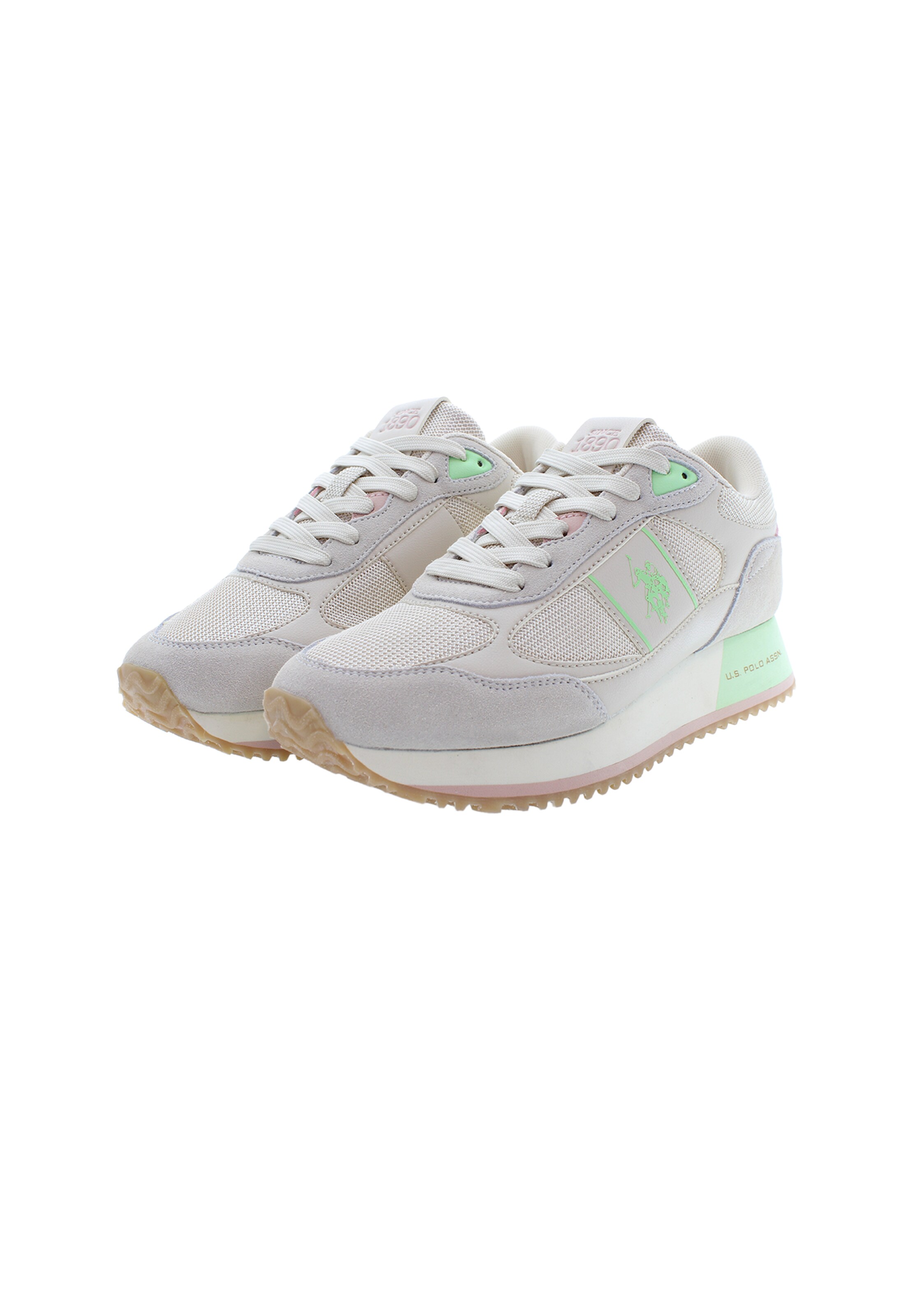U.S. POLO ASSN. Sneakers laag in Beige
