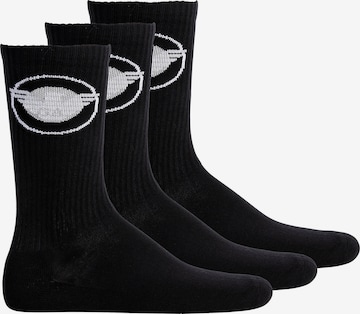 Chaussettes Emporio Armani en noir : devant