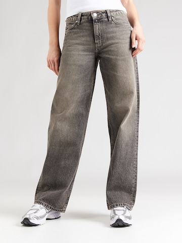 melns WEEKDAY Vaļīgs piegriezums Džinsi 'Ampel': no priekšpuses