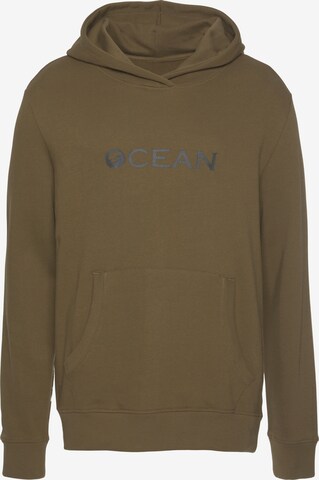 OCEAN SPORTSWEAR Athletic Sweatshirt in Green: front