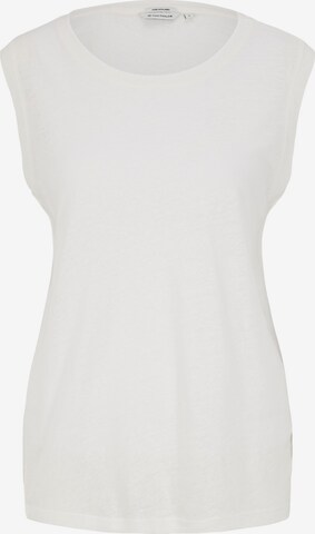 Top di TOM TAILOR in bianco: frontale