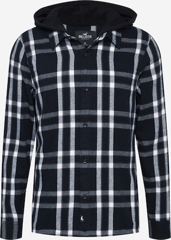 Chemise HOLLISTER en noir : devant