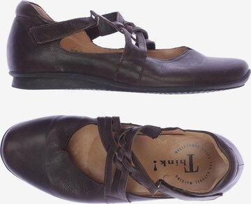 THINK! Flats & Loafers in 37 in Brown: front