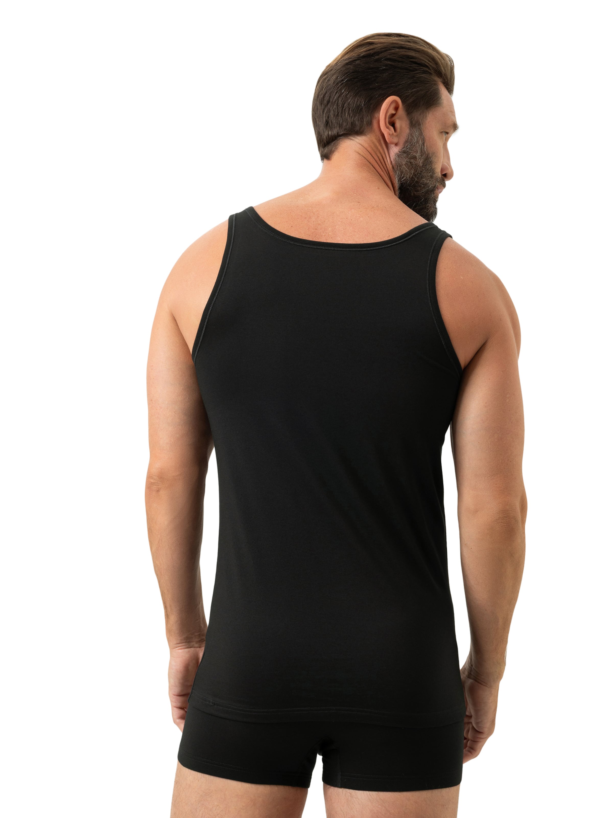 Mey Unterhemd 'Dry Cotton' in Schwarz