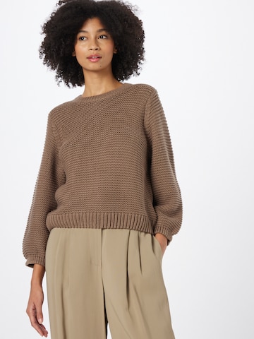 MOSS COPENHAGEN Sweater in Brown: front