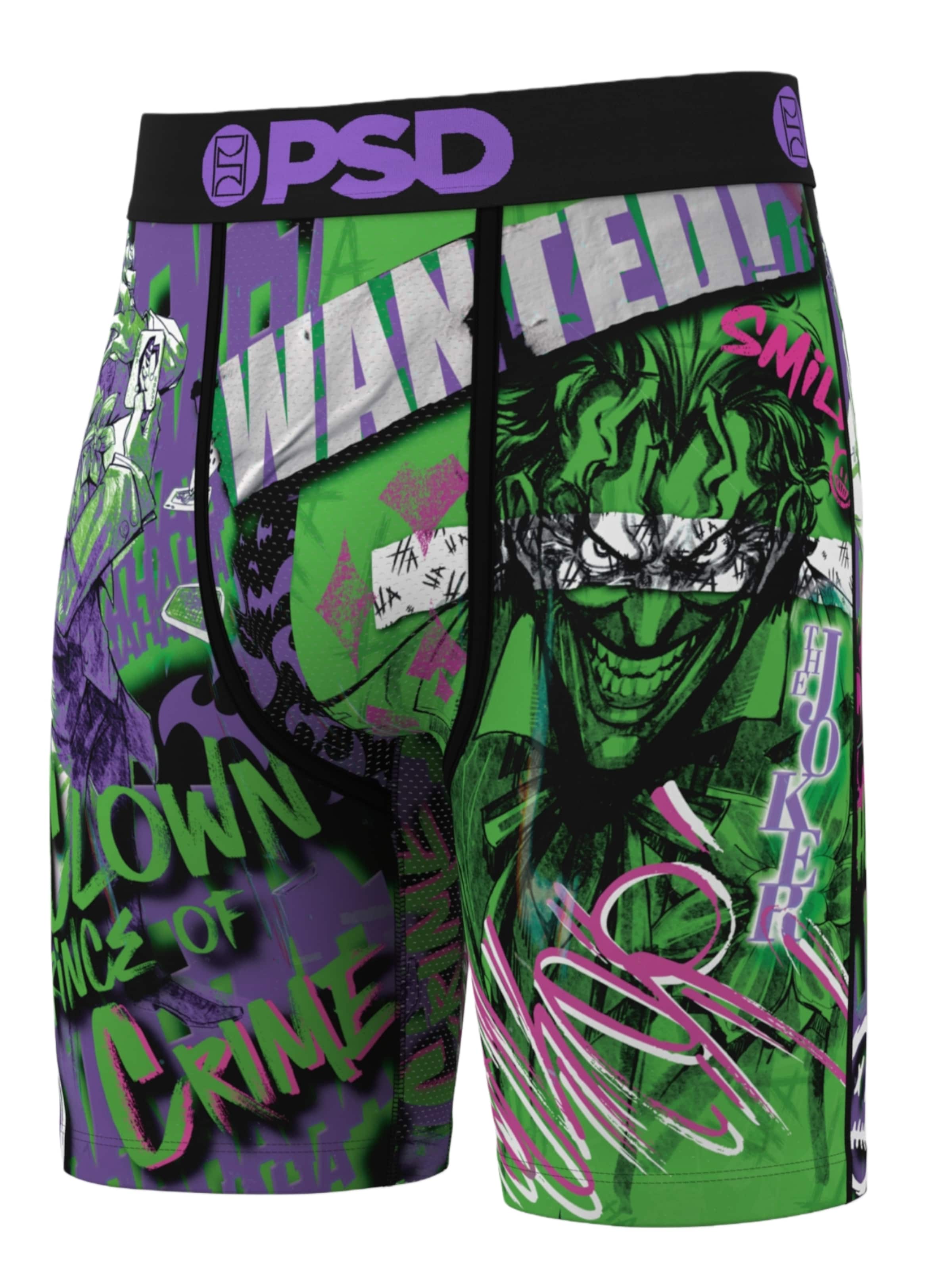Boxers 'JOKER WANTED' PSD en mélange de couleurs