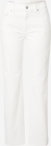 GAP Regular Панталон в бяло: отпред