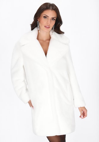 Manteau d’hiver 'Fashion Look' faina en blanc : devant