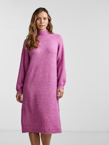 Y.A.S Knitted dress 'BALIS' in Pink: front