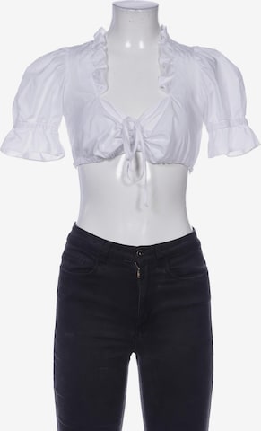 COUNTRY LINE Bluse XXS in Weiß: Vorderseite