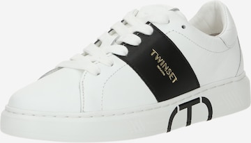 Twinset Låg sneaker i vit: framsida