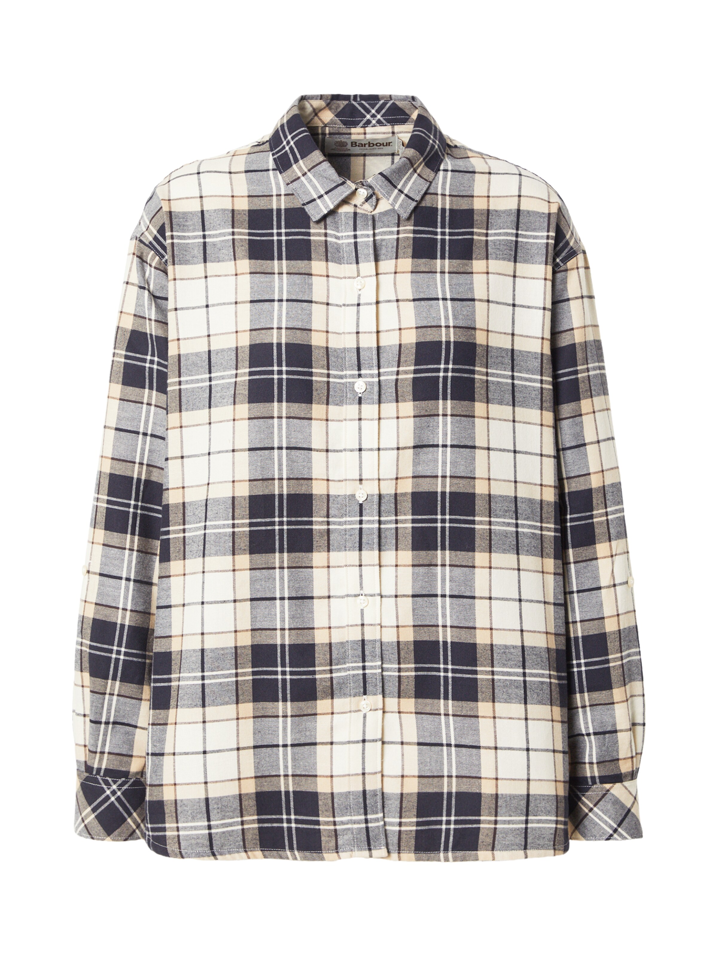 Camicia da donna di Barbour in beige: frontale