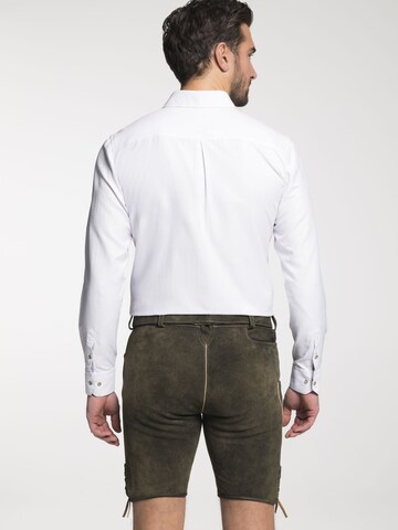 SPIETH & WENSKY Comfort fit Traditional button up shirt 'Detroit' in White
